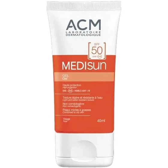 ضد آفتاب ایسیام مدل مدیسان (ACM Medisun SPF 50+ Mattifying Gel) 