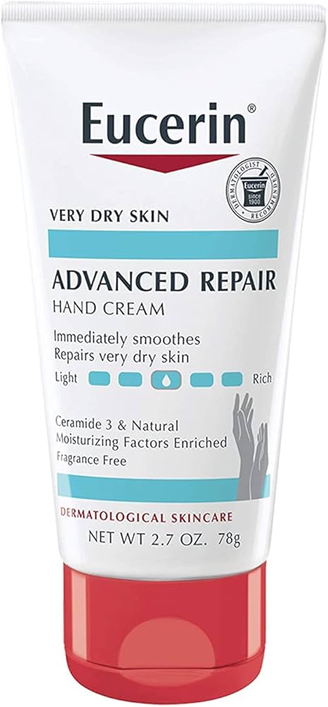 کرم دست اوسرین مدل ترمیم‌کننده پیشرفته (Eucerin Advanced Repair Hand Cream) ‌ نرمی و لطافت بی‌نظیر، حتی برای خشک‌تر
