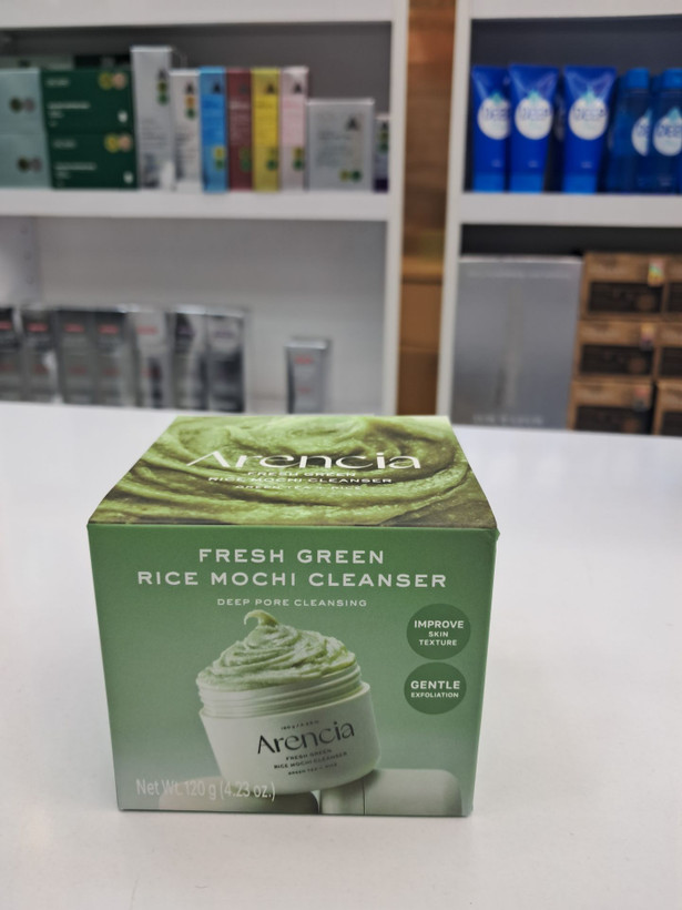 شوینده برنج و چای سبز آرنسیا مدل موچی - وزن ۱۲۰ گرم (Arencia Fresh Green Rice Mochi Cleanser(اورجینال)