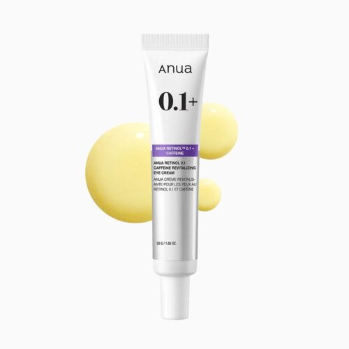 کرم دور چشم احیاکننده آنوا حاوی رتینول ۰.۱ و کافئین - حجم ۳۰ میلیلیتر (Anua Retinol 0.1 + Caffeine Revitalizing Eye Cream) 