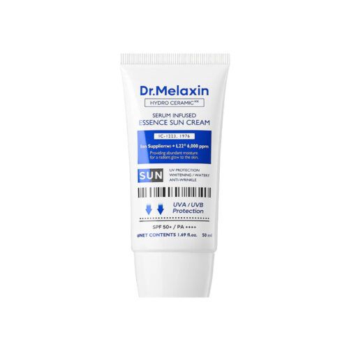 ضدآفتاب اسنس هیدرو سرامیک (Serum Infused) حجم ۵۰ میلیلیتر - دکتر ملاکسین (Dr.Melaxin Hydro Ceramic Serum Infused Essence Sun Cream SPF 50+ PA++++) 