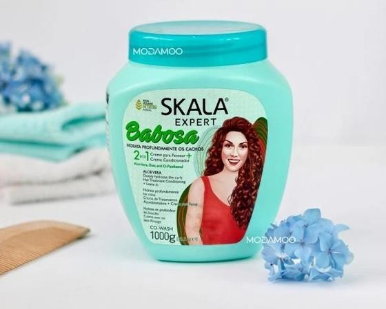 ماسک و کرم موی ۲ در ۱ اسکالا (Skala Expert) مدل Babosa (آلوئهورا) حجم ۱۰۰۰ گرم (اورجینال)