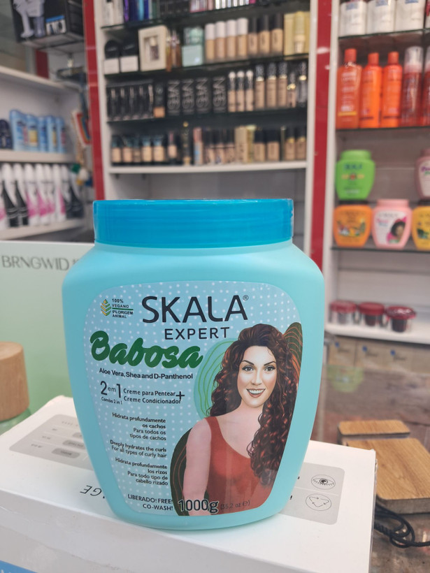 ماسک و کرم موی ۲ در ۱ اسکالا (Skala Expert) مدل Babosa (آلوئهورا) حجم ۱۰۰۰ گرم (اورجینال)