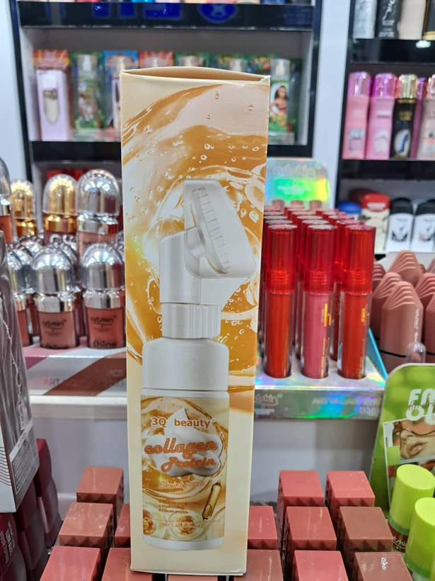 فوم شستشوی صورت براشدار ۳Q Beauty مدل Collagen Protein