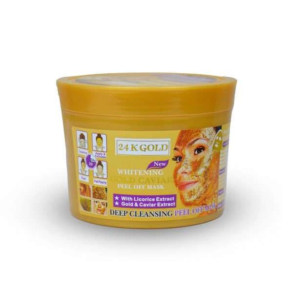 ماسک صورت پیلآف وکالی مدل 24K Gold & Caviar (طلا و خاویار) وکالی (Wokali)