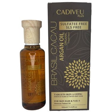روغن آرگان برزیلی کادیوو پلاس (Cadiveu Plus) مدل Brasil Cacau حجم ۱۰۰ میلی‌لیتر