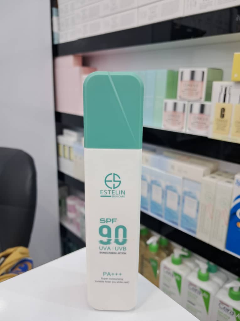 لوسیون ضد آفتاب استلین (Estelin) با SPF 90 برند: استلین (Estelin) - زیرمجموعه برند معروف دکتر راشل (Dr. Rashel)