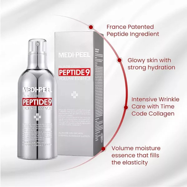 اسانس «پپتاید ۹ والیوم لیفتینگ پرو» مدیپیل (MEDI-PEEL Peptide 9 Volume Lifting All In One Essence Pro)(اورجینال)