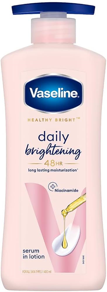 لوسیون بدن وازلین مدل Healthy Bright Daily Brightening (حجم ۶۰۰ میلی‌لیتر) ‌