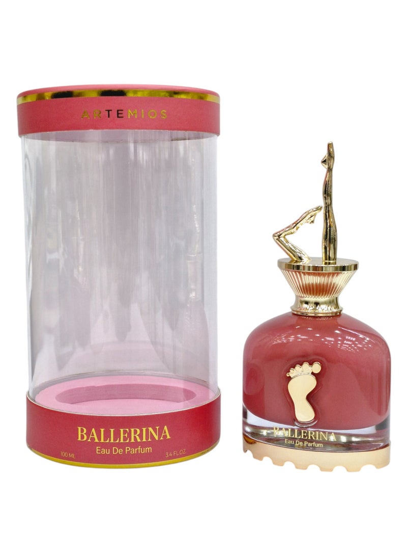 ادو پرفیوم زنانه آرتمیس مدل Ballerina Rouge (حجم ۱۰۰ میلیلیتر)