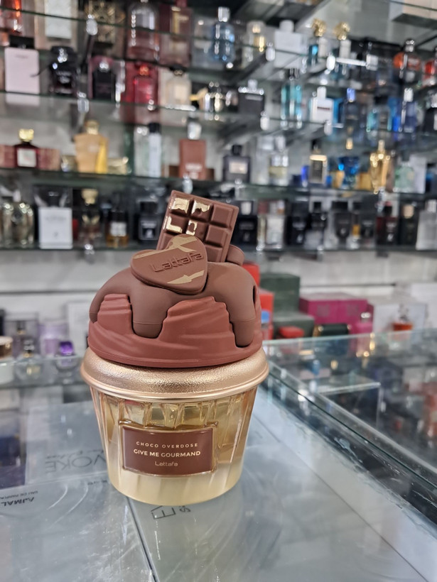 ادو پرفیوم یونیسکس لطافه مدل Choco Overdose Give Me Gourmand حجم ۷۵ میلیلیتر 