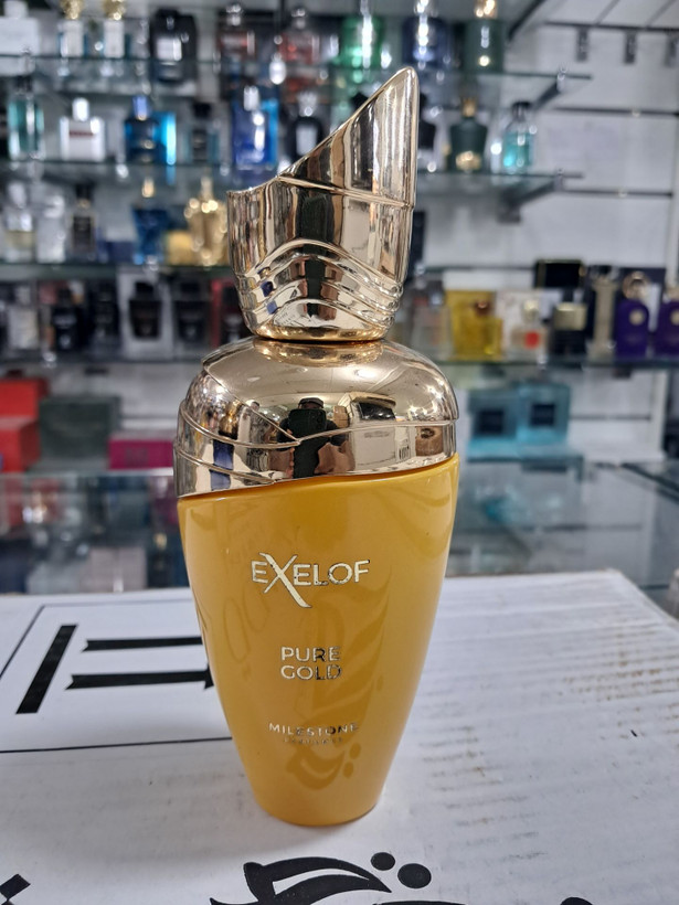 ادکلن مایلستون پرفیومز اکسلوف پیور گلد Milestone Perfumes Exelof Pure Gold حجم ۱۰۰ میلیلیتر 