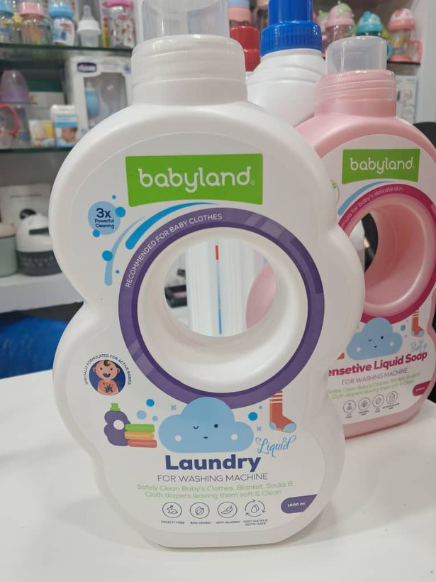 مایع لباسشویی کودک بیبی لند (Babyland) - حجم ۱۰۰۰ میلیلیتر