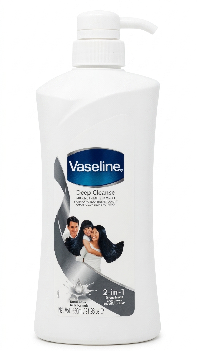 شامپو ۲ در ۱ پاککننده عمیق وازلین۶۸۰ میل (Vaseline Deep Cleanse)