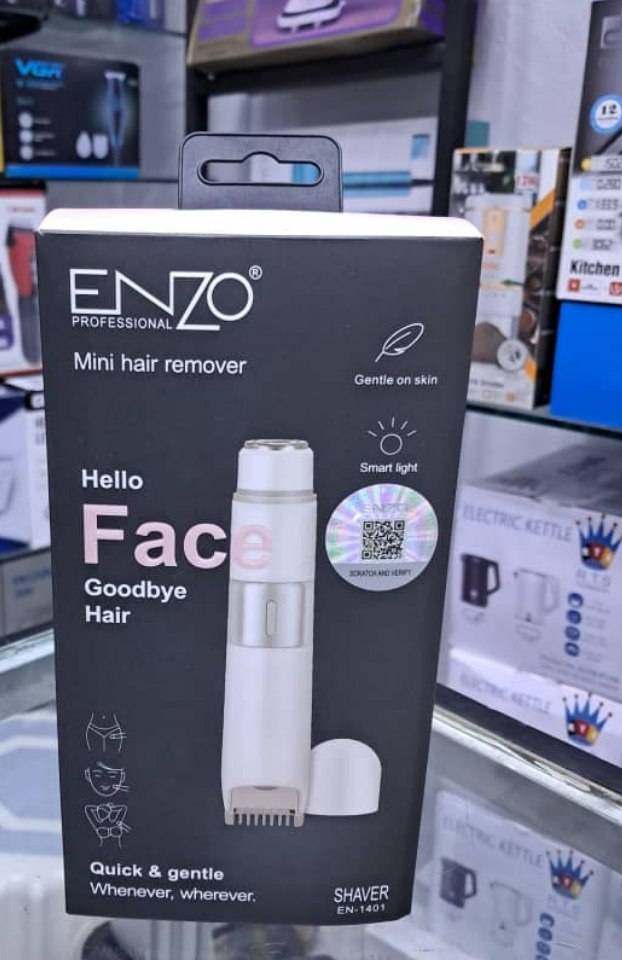 ماشین اصلاح و موکن کوچک صورت و بدن انزو مدل EN-1401 (ENZO Mini Hair Remover) 