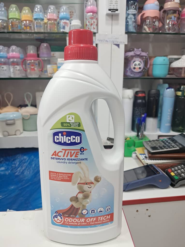 مایع لباسشویی کودک چیکو مدل Active حجم ۱.۵ لیتر 
