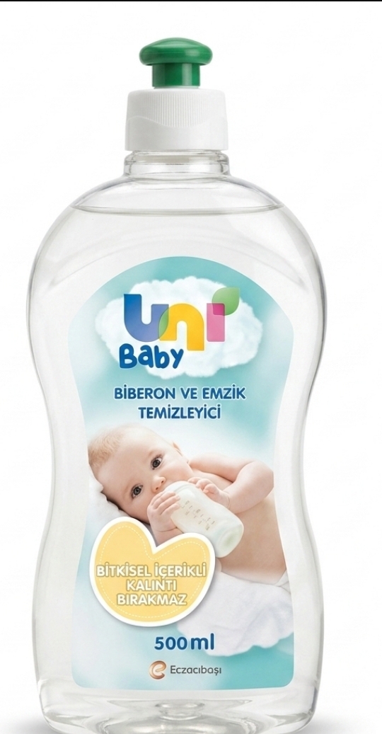 مایع استریل شیشه شیر و پستانک یونی بیبی (Uni Baby) – ۵۰۰ میلیلیتر 