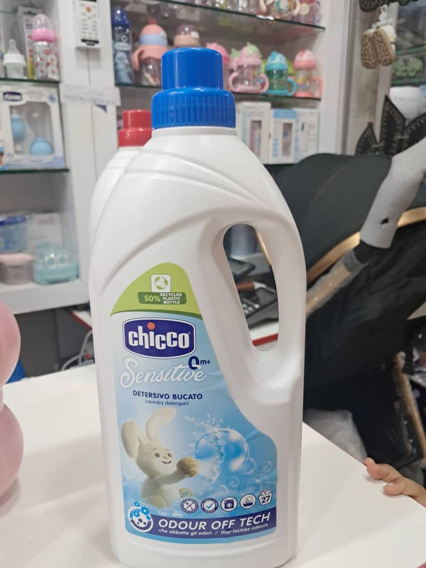 مایع لباسشویی نوزاد چیکو (Chicco) مدل Sensitive – ۱.۵ لیتر (۲۷ بار شستشو) 