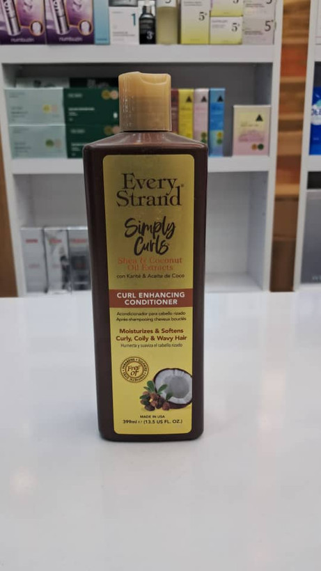 شامپو تقویتکننده و حالتدهنده موی فر اوری استرند (Every Strand) مدل Simply Curls (حجم ۳۹۹ میلیلیتر)