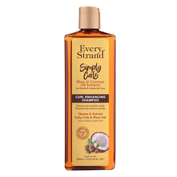 شامپو تقویتکننده و حالتدهنده موی فر اوری استرند (Every Strand) مدل Simply Curls (حجم ۳۹۹ میلیلیتر)