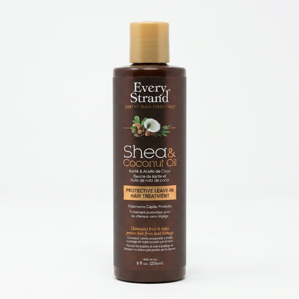 تریتمنت (درمانکننده) و محافظ موی بدون نیاز به آبکشی اوری استرند (Every Strand) مدل Shea & Coconut Oil (حجم ۲۳۶ میلیلیتر)