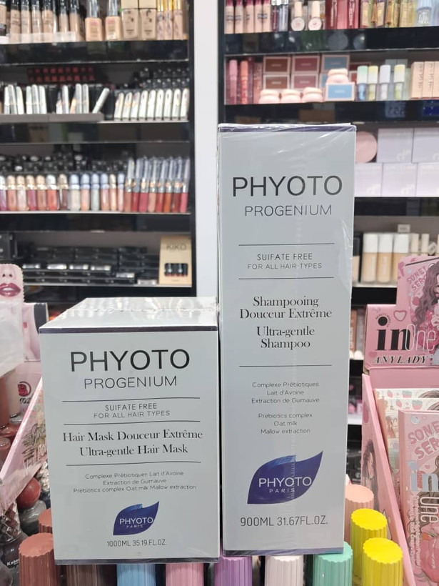 ست شامپو و ماسک مو PHYOTO مدل Progenium (بدون سولفات)