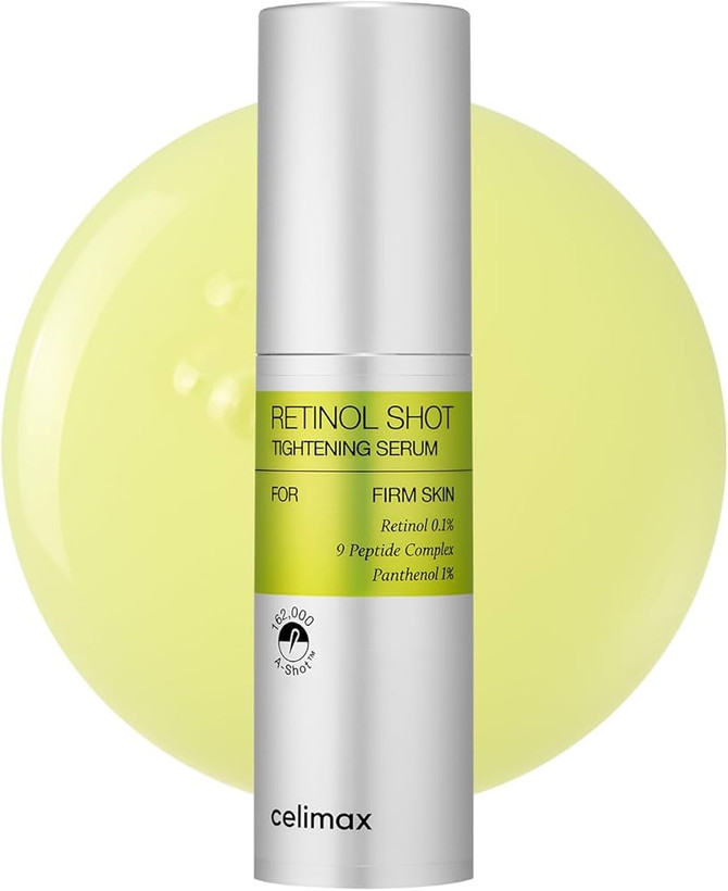 سرم سفتکننده و ضد چروک رتینول شات کلیماکس (celimax RETINOL SHOT Tightening Serum) حجم ۳۰ میلیلیتر 