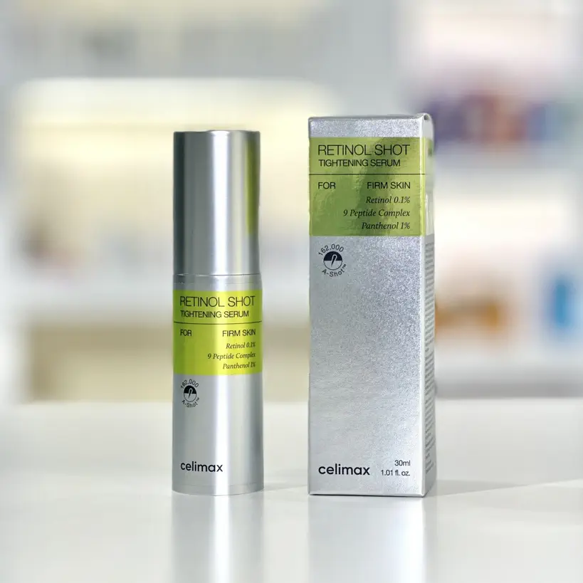 سرم سفتکننده و ضد چروک رتینول شات کلیماکس (celimax RETINOL SHOT Tightening Serum) حجم ۳۰ میلیلیتر 