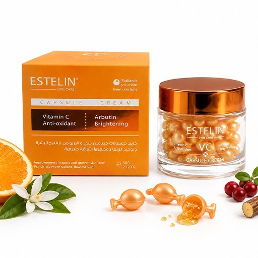 کرم کپسولی ویتامین سی و آربوتین استلین (ESTELIN Vitamin C & Arbutin Capsule Cream) 