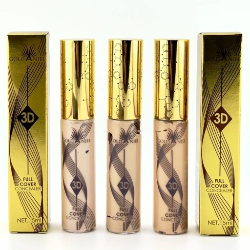 کانسیلر مایع ۳ بعدی فول کاور گلد آنجل (Gold Anjel 3D Full Cover Concealer) حجم ۱۵ میلیلیتر