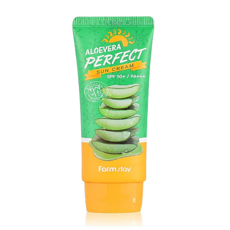کرم ضد آفتاب آلوئهورا فارم استی مدل Perfect با SPF50 زنانه و مردانه بی رنگ حجم 70 میلی لیتر 