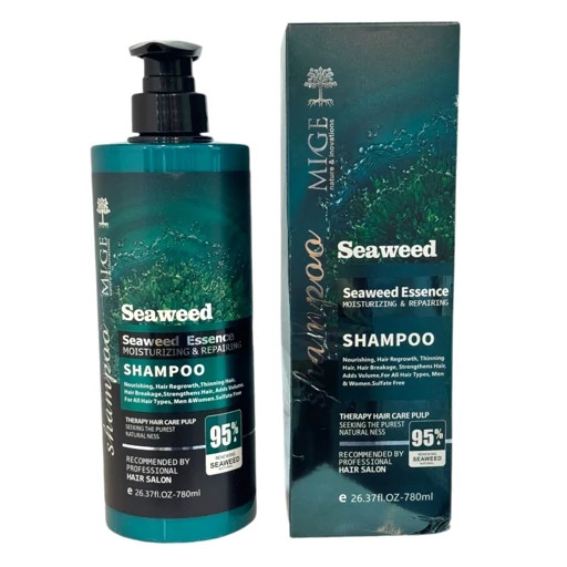 شامپو جلبک دریایی میگ مدل Seaweed بدون سولفات حجم 780 میلی لیتر