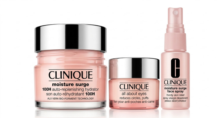 ست جوانساز و آبرسان حرفهای کلینیک (Clinique) سری Moisture Surge (اورجینال)