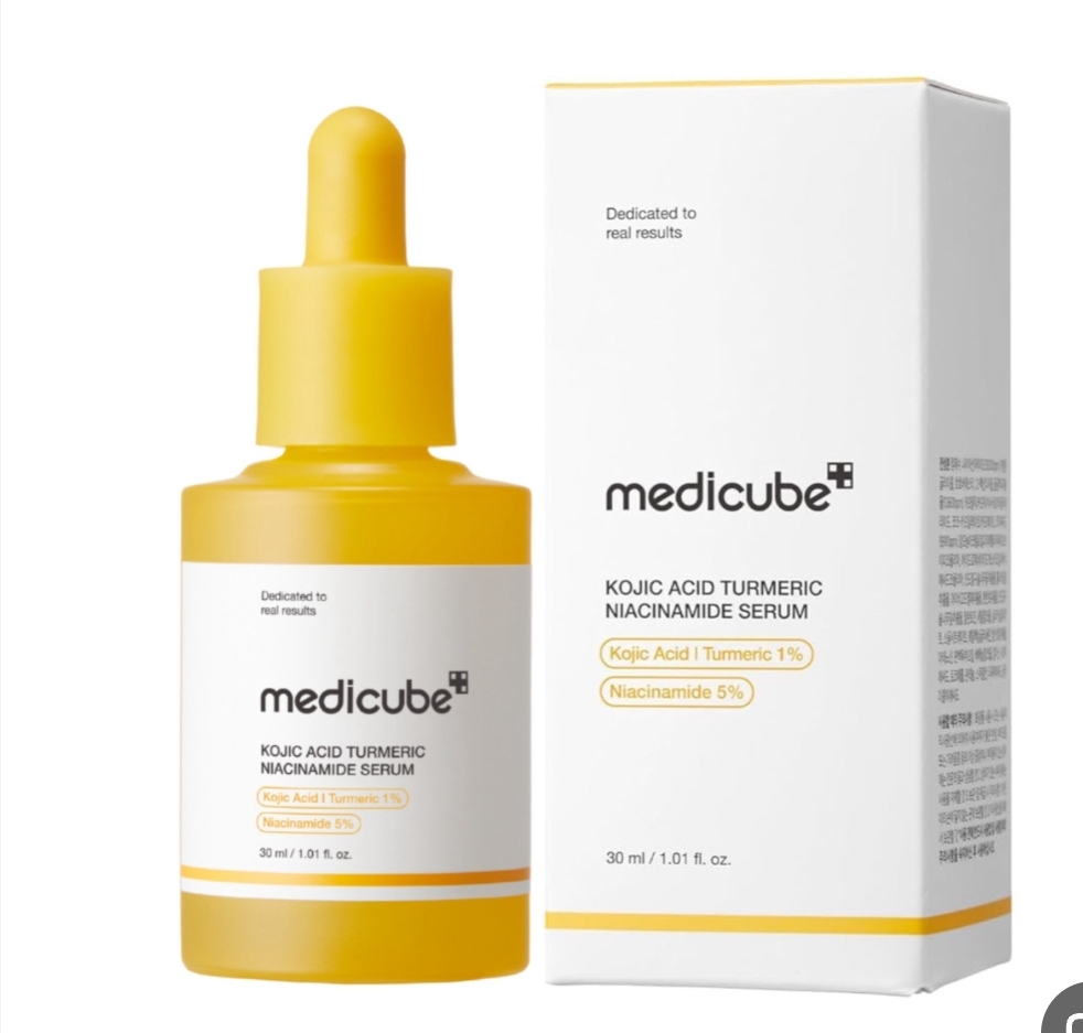 سرم کوجیک اسید، زردچوبه و نیاسینامید مدی‌کیوب (اورجینال)(Medicube Kojic Acid Turmeric Niacinamide Serum)(اورجینال)