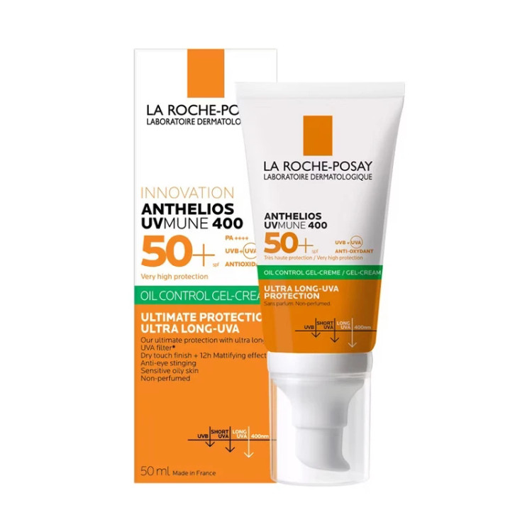 ضد آفتاب لاروش پوزای (La Roche-Posay) مدل Anthelios UVMUNE 400 - کنترلکننده چربی (Oil Control)(اورجینال)