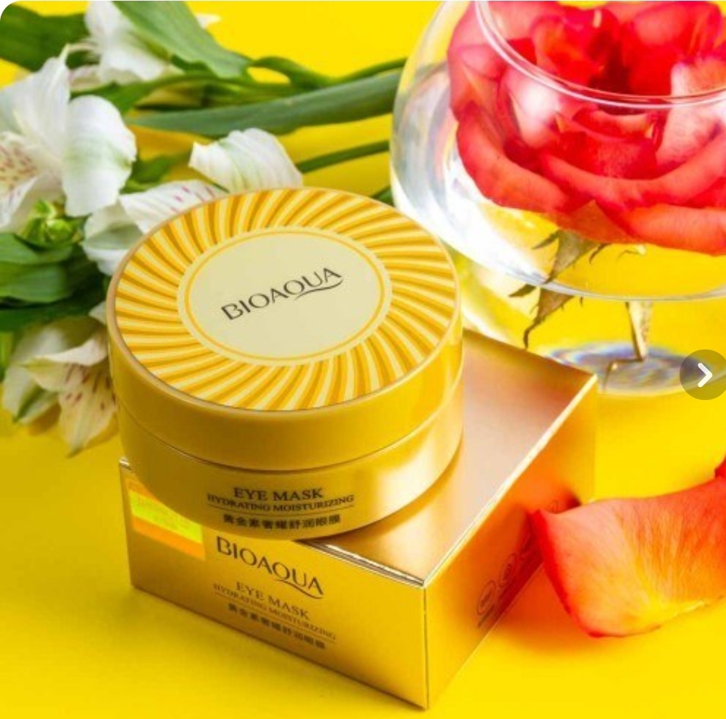 ماسک و پچ دور چشم هیدروژلی آبرسان طلا بیوآکوا (Bioaqua Gold Eye Mask