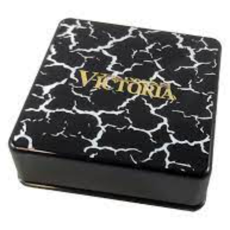 پنکیک/کرمپودر فشرده ویکتوریا (VICTORIA) با طرح بدنه مرمری مشکی