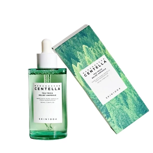 آمپول ضد جوش و التیامبخش تی-تریکا ماداگاسکار سنتلا اسکین۱۰۰۴ (SKIN1004 Madagascar Centella Tea-Trica Relief Ampoule) – حجم ۱۰۰ میلیلیتر(اورجینال)