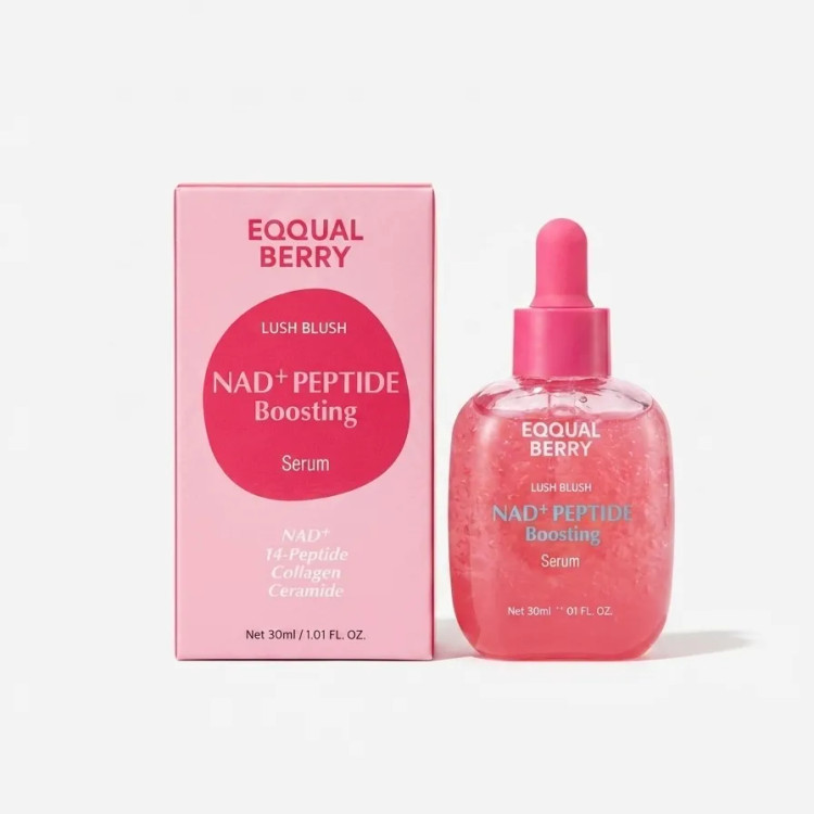 سرم جوانساز و تقویتکننده ناد پلاس و پپتید اکوال بری (EQQUALBERRY Lush Blush NAD+ Peptide Boosting Serum) – حجم ۳۰ میلیلیتر(اورجینال)
