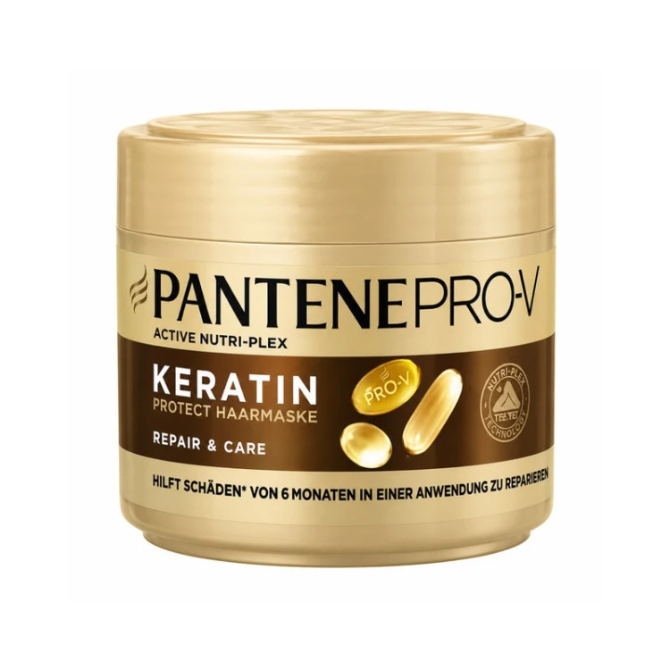 ماسک موی کراتینه داخل حمام پنتن (Pantene Keratin Protect Mask) – مدل ترمیمکننده و محافظتکننده (Repair & Protect)(اورجینال)