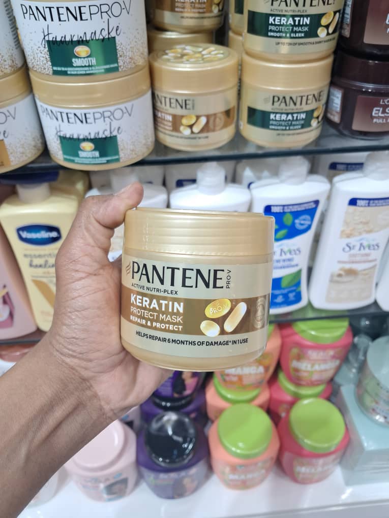 ماسک موی کراتینه داخل حمام پنتن (Pantene Keratin Protect Mask) – مدل ترمیمکننده و محافظتکننده (Repair & Protect)(اورجینال)