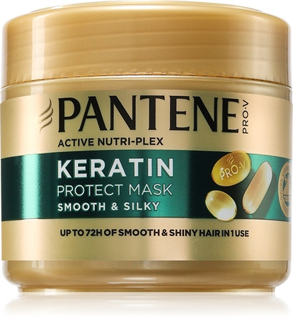 ماسک موی صافکننده و ضد وز پنتن مدل Keratin Protect (سری Smooth & Sleek) – حجم ۳۰۰ میلیلیتر(اورجینال )
