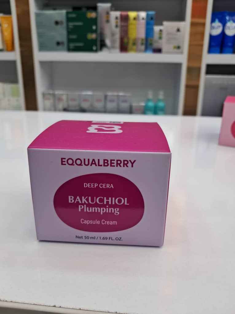 کرم کپسولی سفتکننده و حجمدهنده اِکوالبری مدل Bakuchiol Plumping (سری Deep Cera) 