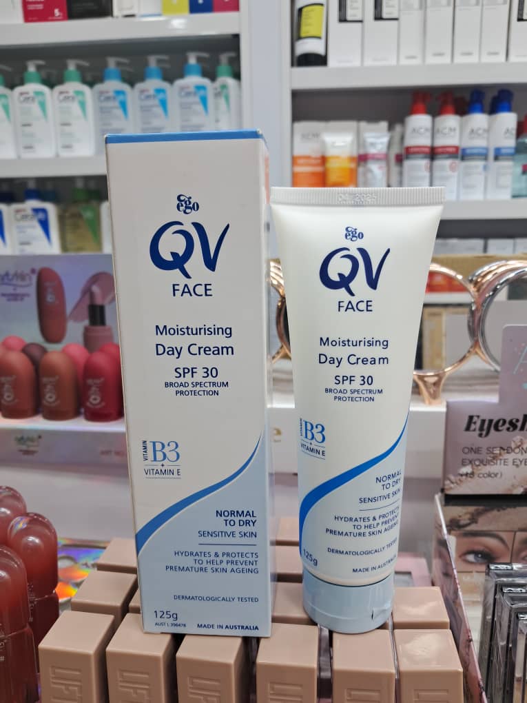 کرم مرطوبکننده روز کیووی (QV Face Moisturising Day Cream) با SPF 30 
