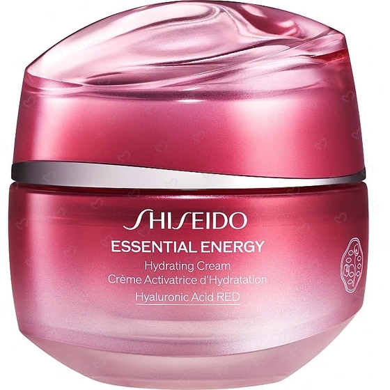 کرم آبرسان و انرژیبخش اسنشیال انرژی شیسیدو (Shiseido Essential Energy Hydrating Cream) با هیالورونیک اسید رد (Hyaluronic Acid RED)