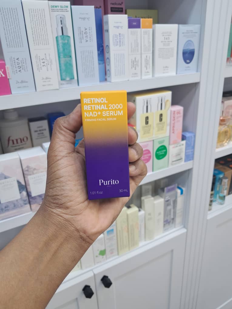سرم جوانساز و سفت کننده پیوریتو مدل Retinol Retinal 2000 NAD+ حجم ۳۰ میلی لیتر 