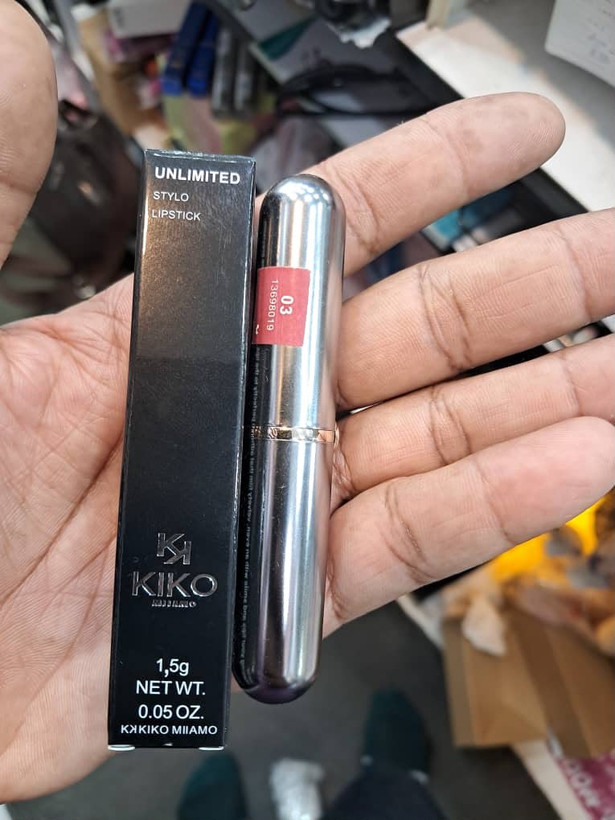 رژ لب جامد بادوام کیکو میلانو (Kiko Milano) سری Unlimited Stylo شماره 03 (Rosy Nude) 