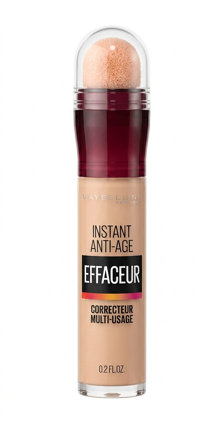 کانسیلر دور چشم و اصلاحکننده چندکاره میبلین (Maybelline) مدل Instant Anti-Age Effaceur (معروف به ایج ریوایند) 