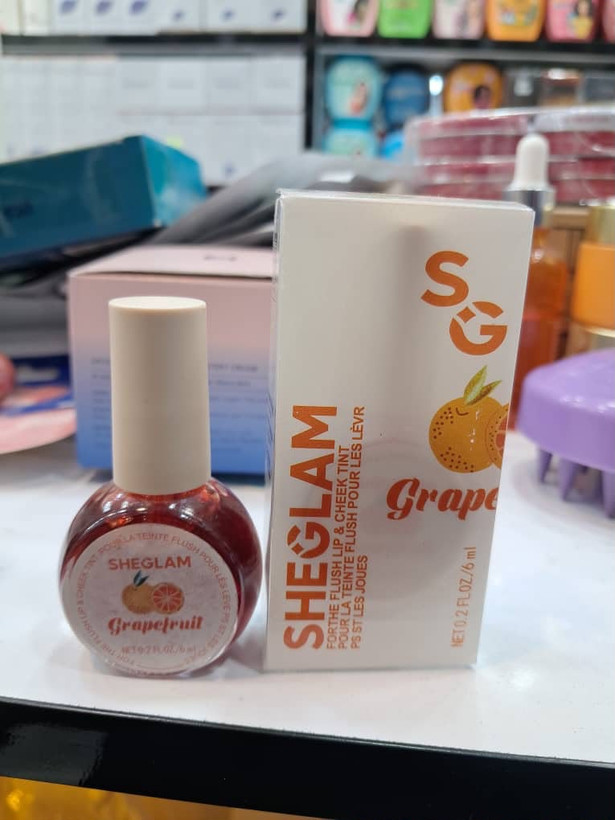 تینت لب و گونه شیگلم (SHEGLAM) سری For The Flush رنگ Grapefruit (گریپفروت)