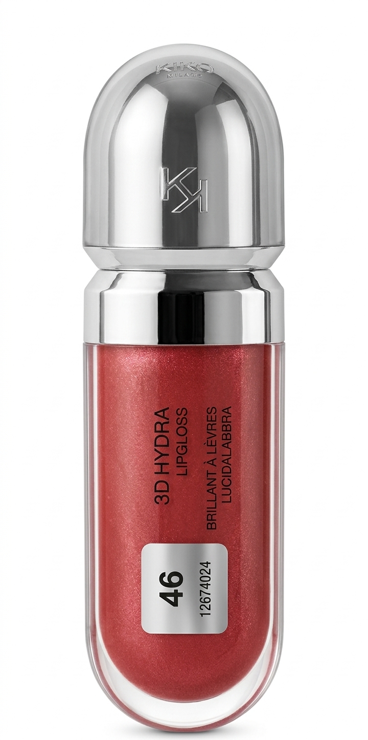 لیپ گلاس سه بعدی کیکو میلانو (Kiko Milano 3D Hydra Lipgloss) - شماره 46 (Pearly Red) 